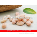 garden landscaping pink color pebble stone